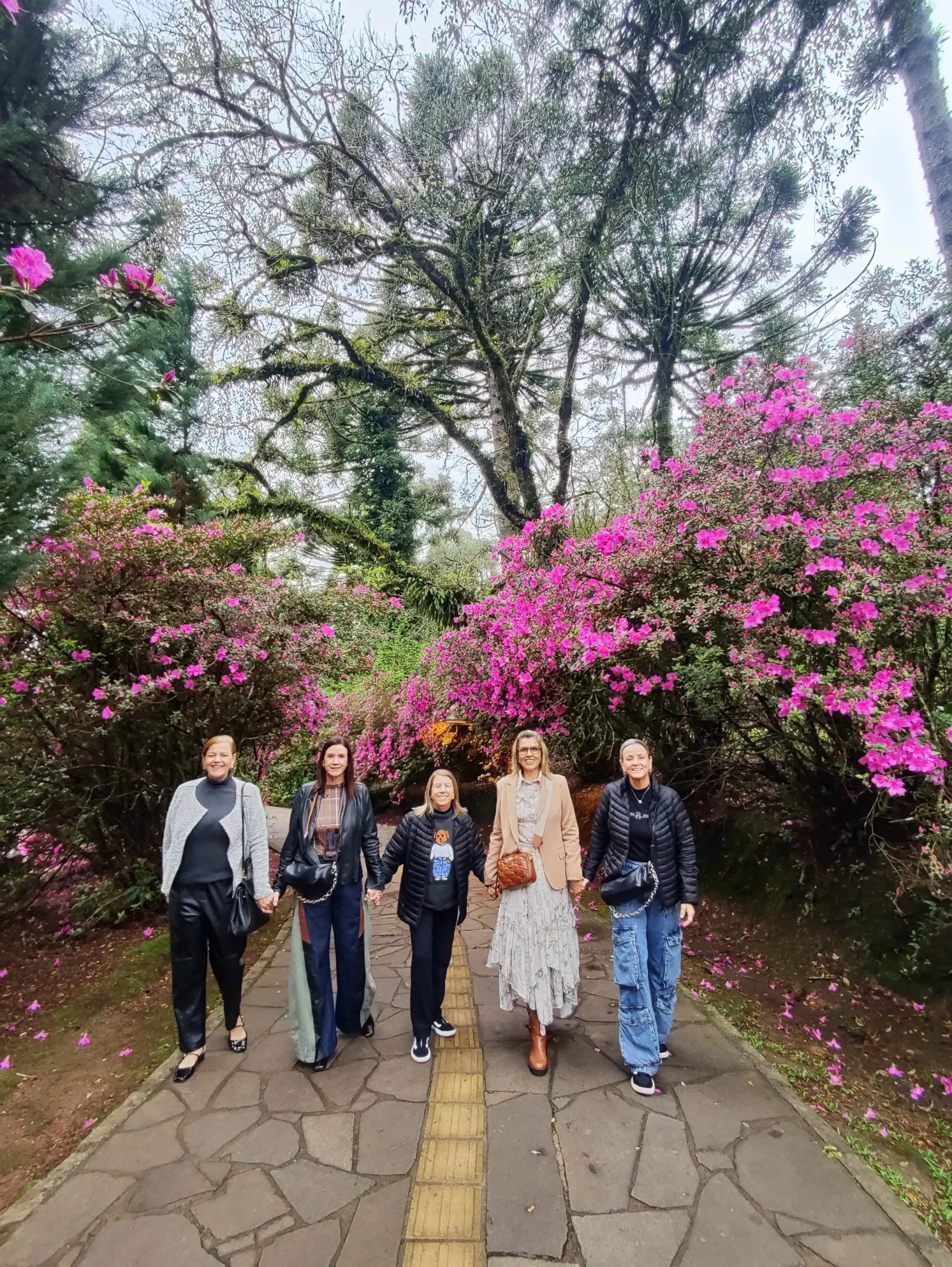 Momento do passeio em Gramado